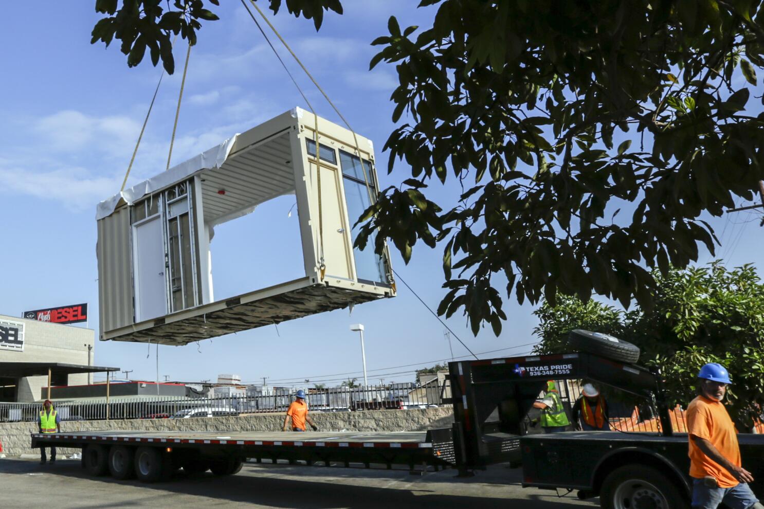 Turning shipping containers into homes for the homeless - Los